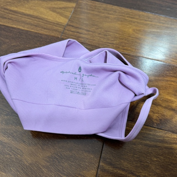 Spiritual Gangster T-Back Longline Sports Bra - M/L - Picture 3 of 3